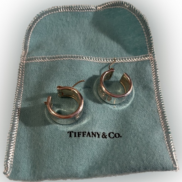 Tiffany & Co. Jewelry - Tiffany & Co. Sterling Silver classic hoop earrings